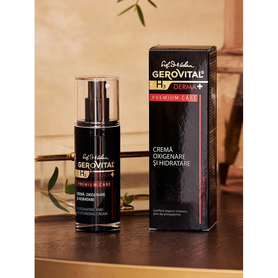 Gerovital H3 Derma+ Premium Care crème oxygénante et hydratante, 30 ml, Farmec