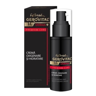 Gerovital H3 Derma+ Premium Care oxygenating and moisturizing cream, 30 ml, Farmec