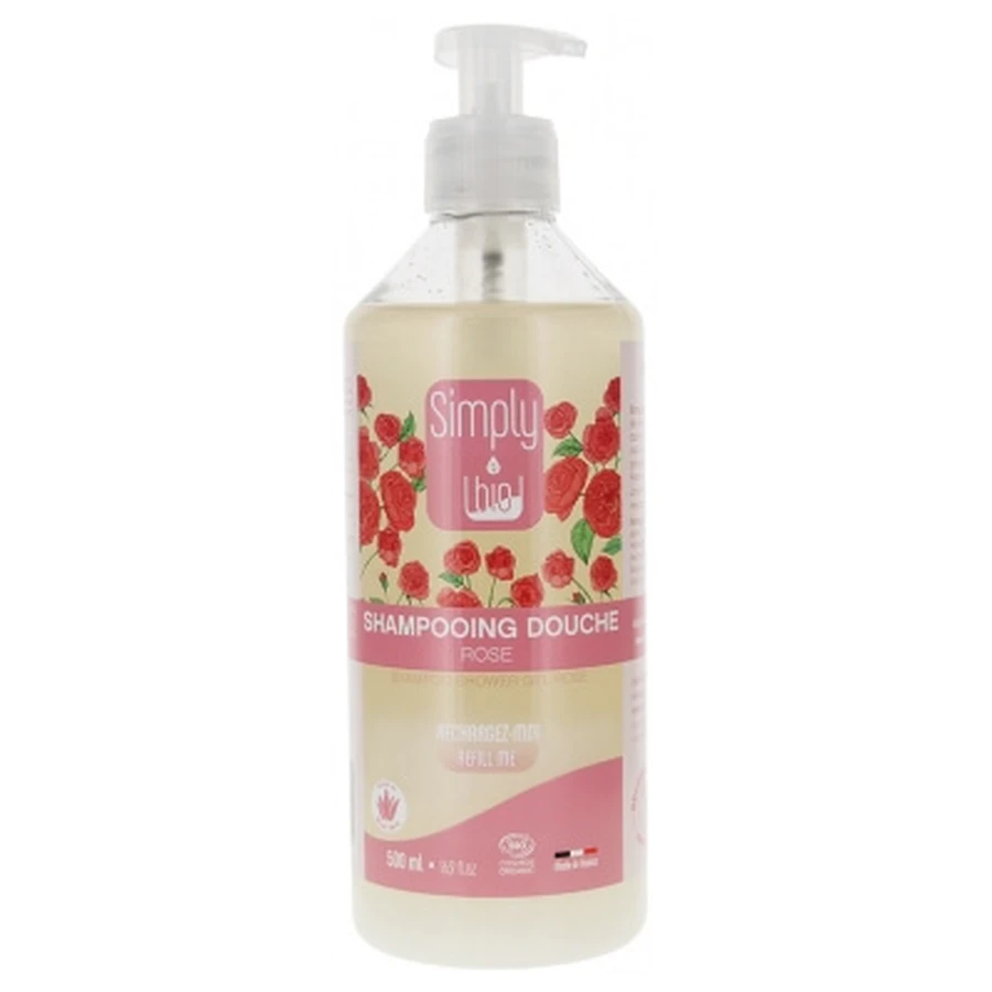 Simply Bio Organic Rose Shampoo & Body Wash 500 ml