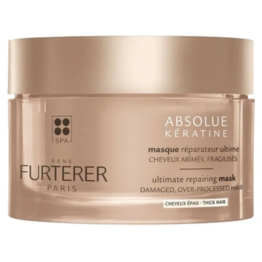 René Furterer Absolue Kératine Cure Renaissance Masque Réparateur Ultime Cheveux Abîmés Fragilisés 200 ml