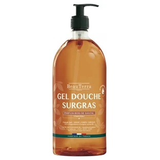 Gel de ducha hidratante de sándalo BeauTerra, 1 L