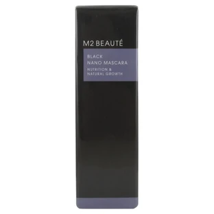 M2 BEAUTÉ Black Nano Mascara Voeding & Natuurlijke Groei 6 ml