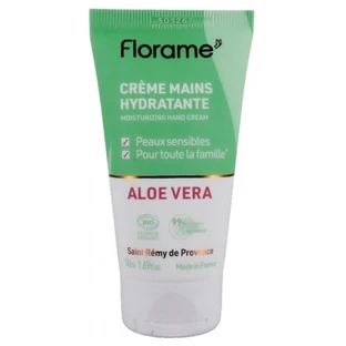 Florame Organic Aloe Vera Moisturizing Hand Cream, 50 ml