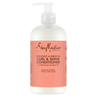 SheaMoisture Noix de Coco et Hibiscus Après-Shampoing Boucles et Brillance 384 ml