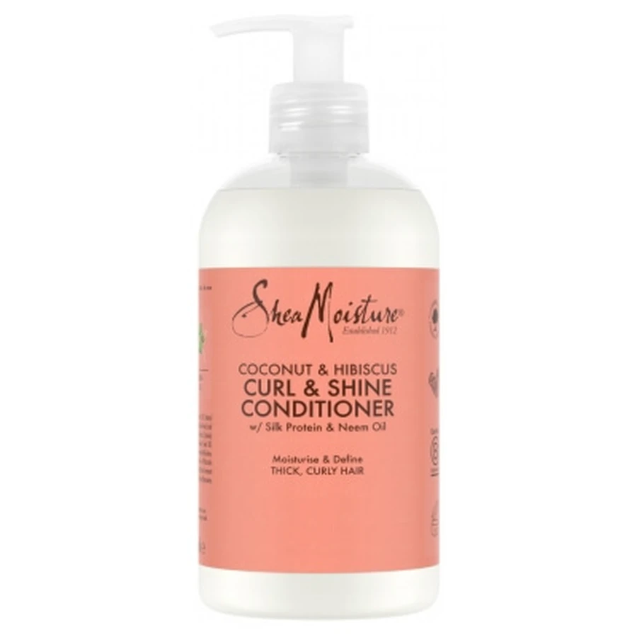 SheaMoisture Noix de Coco et Hibiscus Après-Shampoing Boucles et Brillance 384 ml