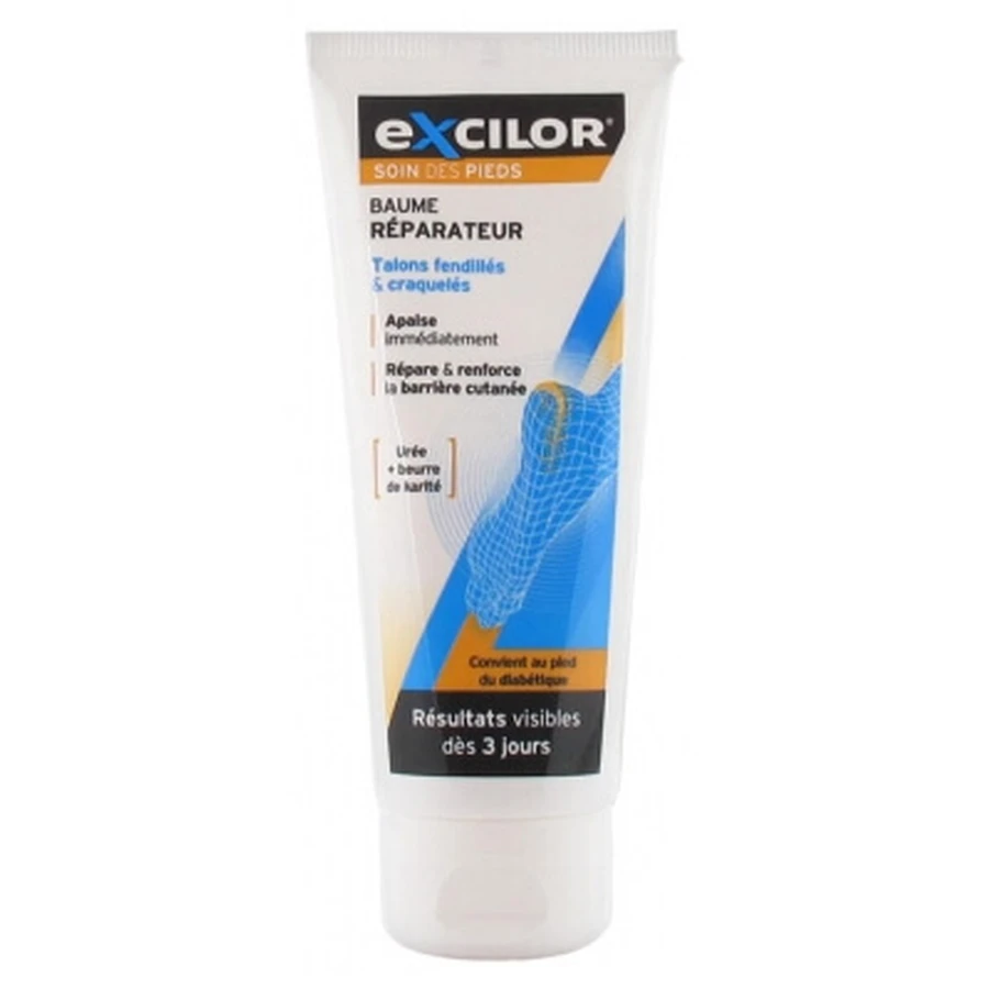 Bálsamo reparador Excilor para talones agrietados y resecos, 50 ml