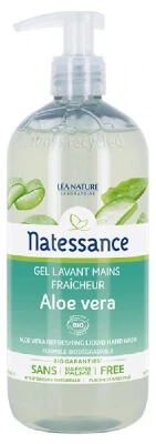 Natessance Organic Aloe Vera Refreshing Hand Wash Gel, 500 ml