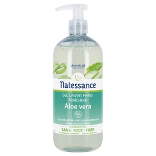 Natessance Bio-Aloe-Vera-Handwaschgel, erfrischend, 500 ml