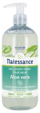 Natessance Bio-Aloe-Vera-Handwaschgel, erfrischend, 500 ml