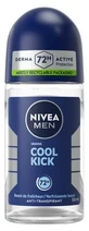 Nivea Cool Kick 72-Hour Antiperspirant Deodorant Roll-On, 50 ml