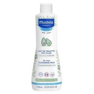 Leche limpiadora sin aclarado Mustela, 750 ml