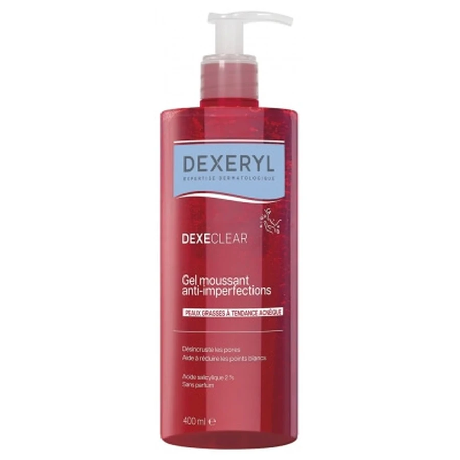 Gel espumoso antiimperfecciones Dexeryl Dexeclear, 400 ml