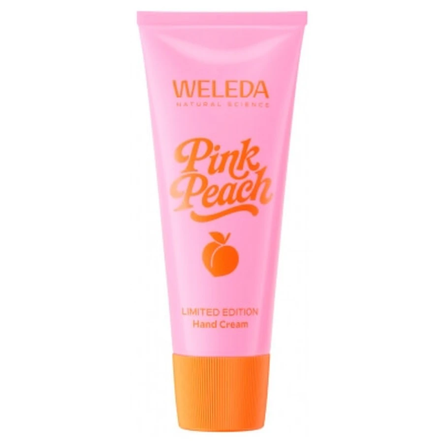 Crema de manos de melocotón rosa de Weleda, 50 ml