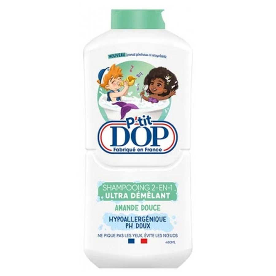 Dop P'tit Dop 2-in-1 Ultra-Detangling Sweet Almond Shampoo 480 ml
