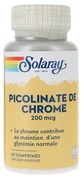 Solaray Chrompicolinat 200 mcg, 50 Tabletten