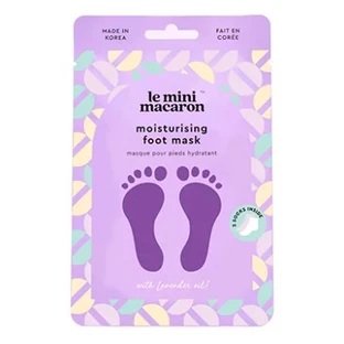 Mini-Macaron-Fußmaske mit Lavendel zur Feuchtigkeitspflege