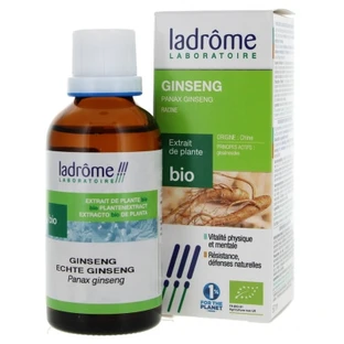 Extracto vegetal de ginseng ecológico Ladrôme, 50 ml