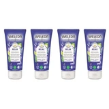 Crema de ducha relajante y calmante Weleda, paquete de 4 (200 ml cada una)