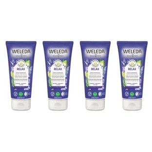 Weleda Relax Kalmerende Douchecrème, 4-pack (elk 200 ml)