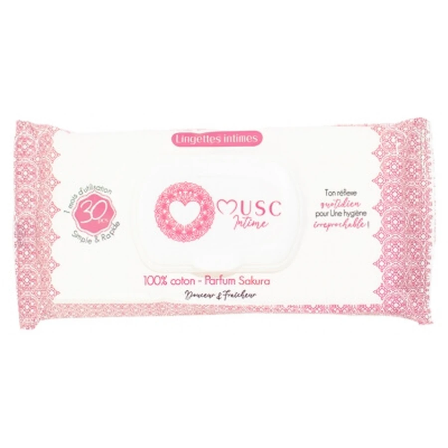 Musc Intime Sakura Intimpflegetücher, 30 Tücher