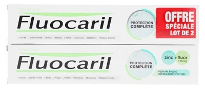 Fluocaril Complete Protection Toothpaste, 2-Pack (75 ml each)