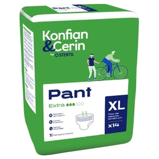 Ropa interior absorbente para adultos Stentil Konfian & Cerin Pant Extra 14, talla XL