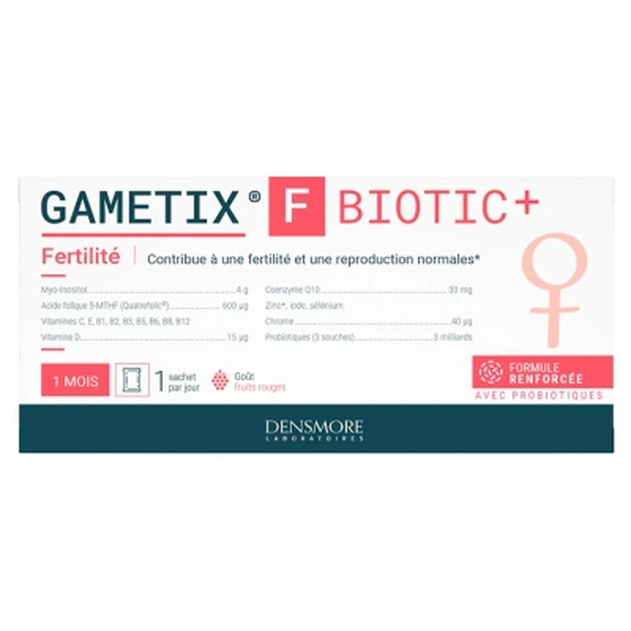 Densmore Gametix F Biotic+ Vruchtbaarheid, 30 zakjes