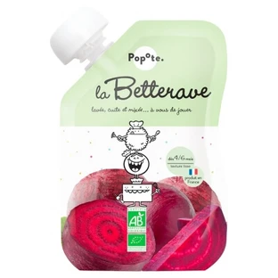 Popote Gourde Biologische bietenpuree, vanaf 4–6 maanden, 120 g