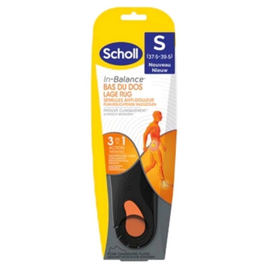 Plantillas Scholl In-Balance para el dolor lumbar, 1 par