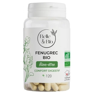 Belle & Bio Organic Fenugreek 120 Capsules