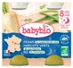 Babybio Good Night: Parsnips, Green Beans, and Rice—8 Months and Up—Organic—2 Jars, 200 g Each