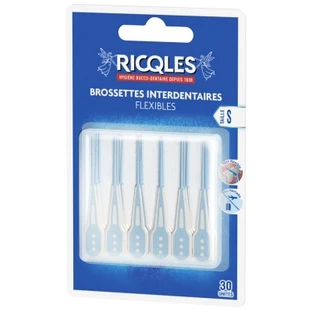 Ricqlès 30 Brossettes Interdentaires Flexibles