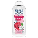 Le Petit Marseillais, champú desenredante 2 en 1 para bebés y niños, frambuesa y algodón, 300 ml