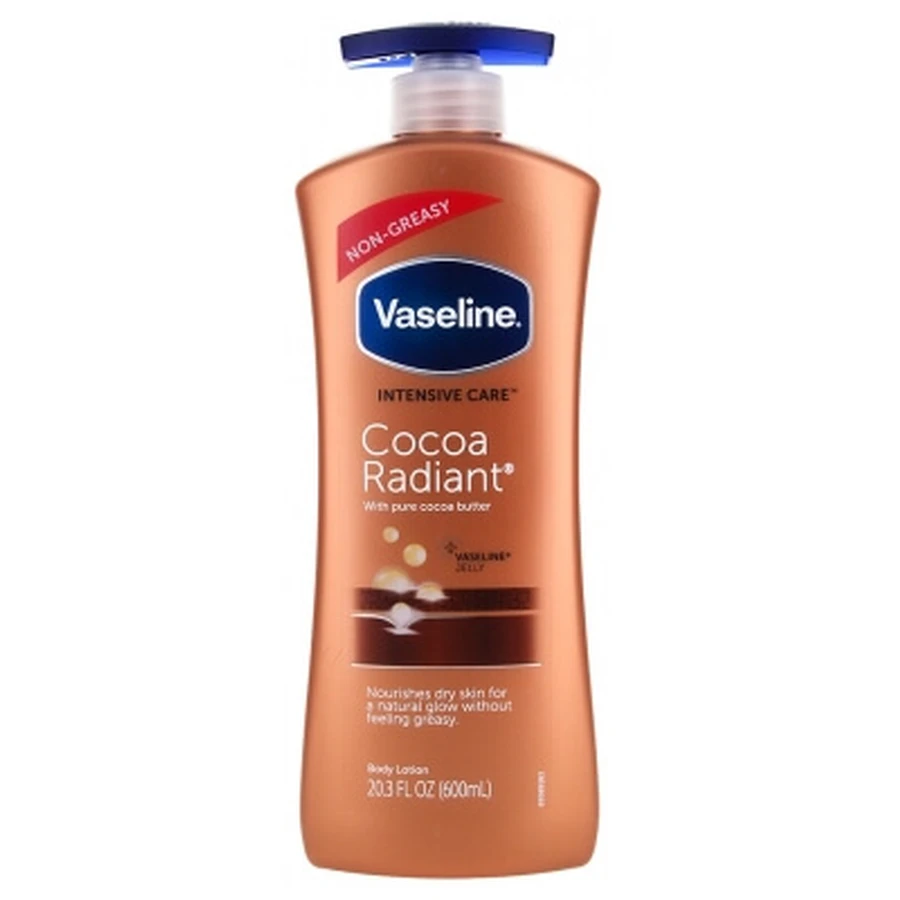 Vaseline Cocoa Radiant Crème pour le Corps 600 ml