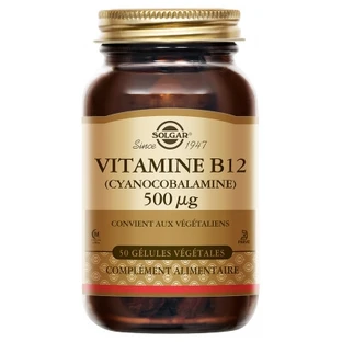Solgar Vitamina B12 500 mcg, 50 cápsulas vegetarianas