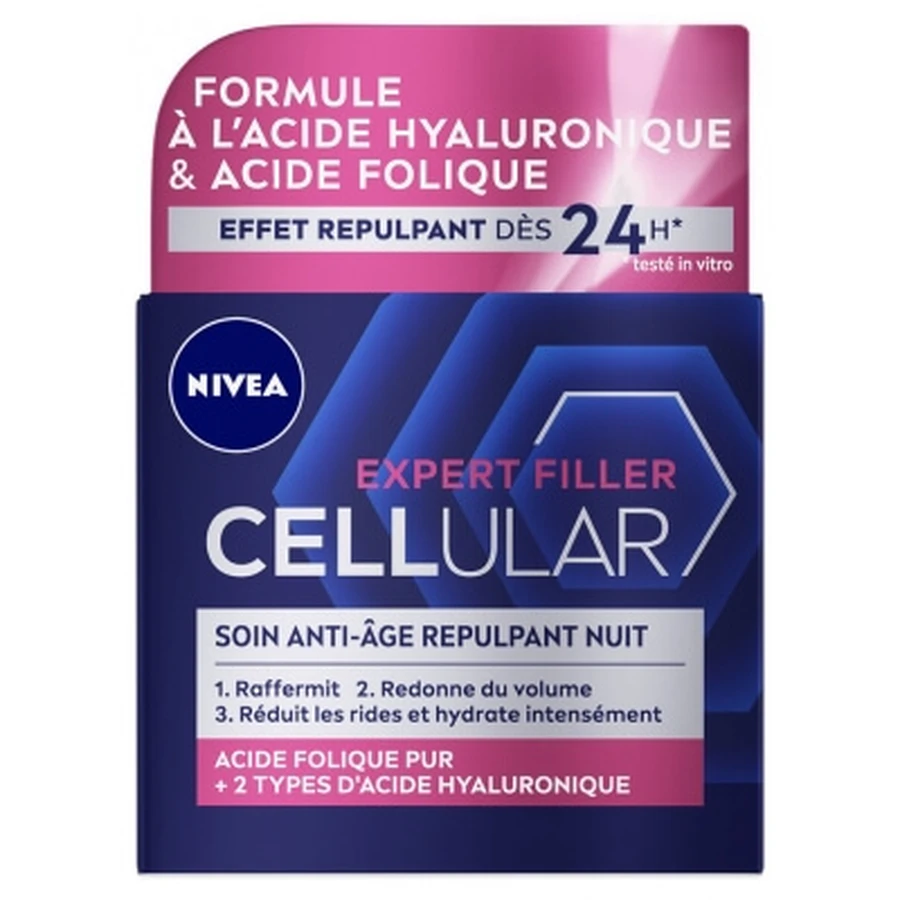 Nivea Cellular Expert Filler Anti-Aging Plumping Nachtcrème 50 ml