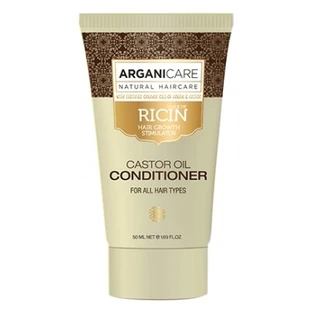 Acondicionador reconstructor con aceite de ricino de Arganicare, 50 ml