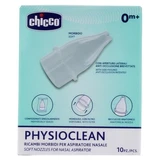 Chicco Physio Clean Recharges Souples pour Aspirateur Nasal 0 Mois et + 10 Recharges