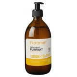 Florame Organic Lemon and Tea Tree Purifying Liquid Soap, 500 ml