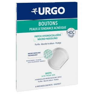 Urgo Acne Patches: Hydrocolloid Micro-Needling, 9 Patches