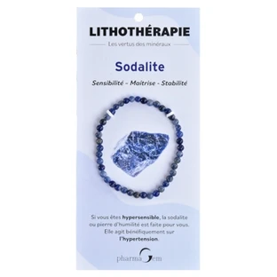 PharmaGem Lithothérapie Bracelet Sodalite 4 mm