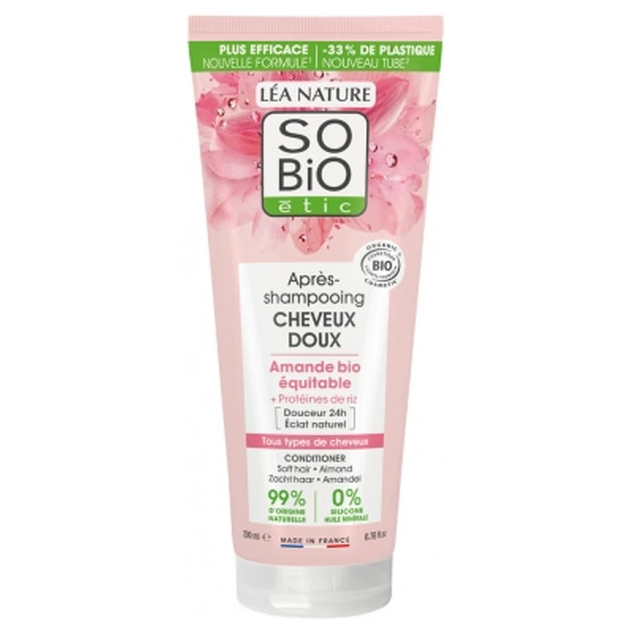 Acondicionador ecológico Léa Nature SO BIO étic para cabello fino, 200 ml