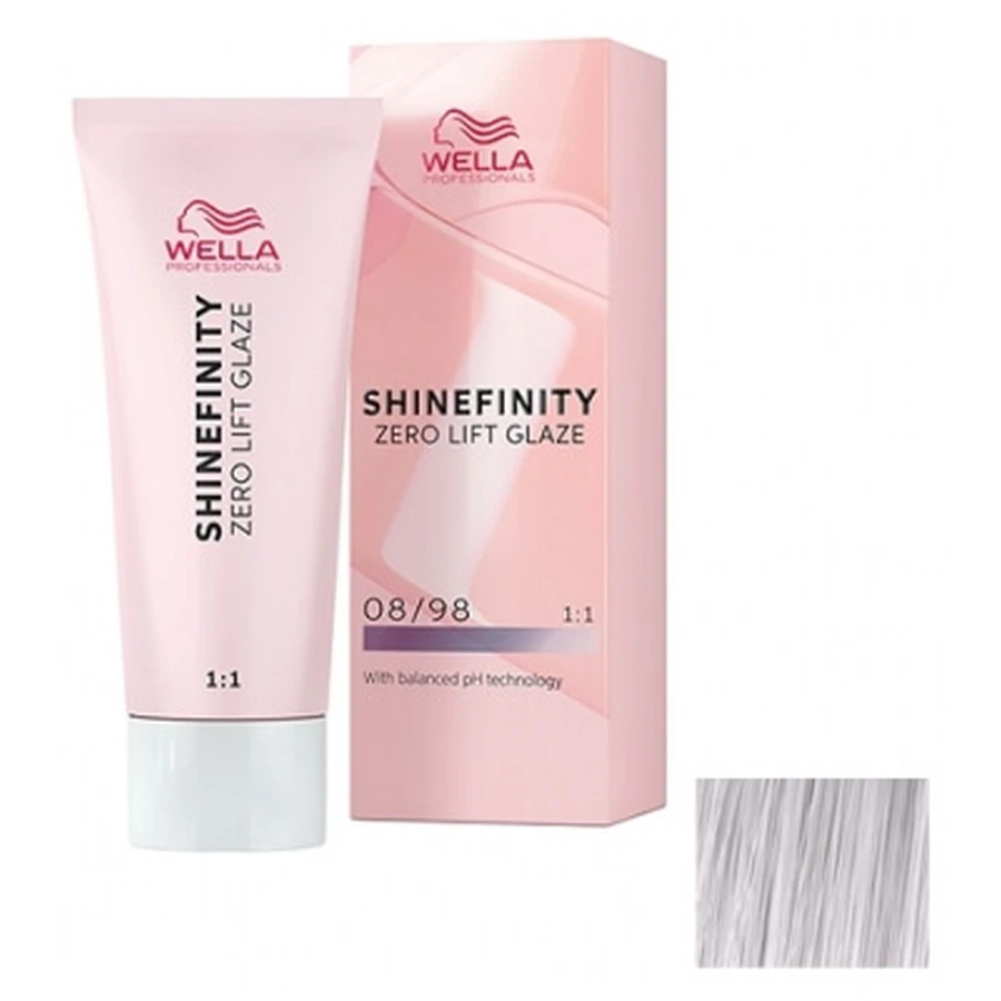 Wella semi-permanente haarkleuring 08/98 Silver Pearl Shinefinity