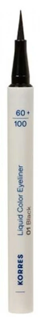 Korres Liquid Color Eyeliner, Black, 1 ml