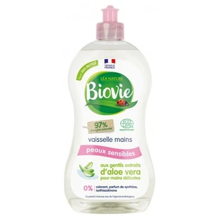 Biovie Vaisselle Mains Peaux Sensibles Aloe Vera 500 ml