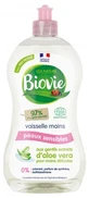 Biovie Geschirrspülmittel für empfindliche Haut mit Aloe Vera, 500 ml