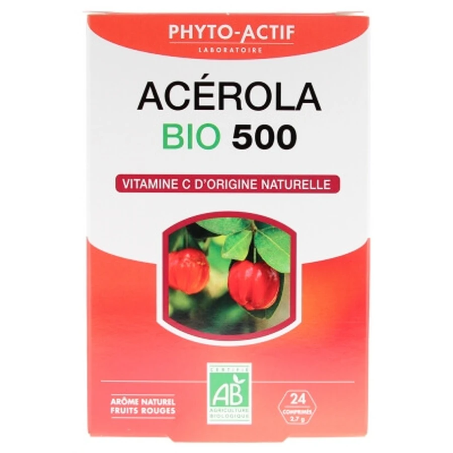 Phyto-Actif Acerola 500 Bio, 24 Tabletten