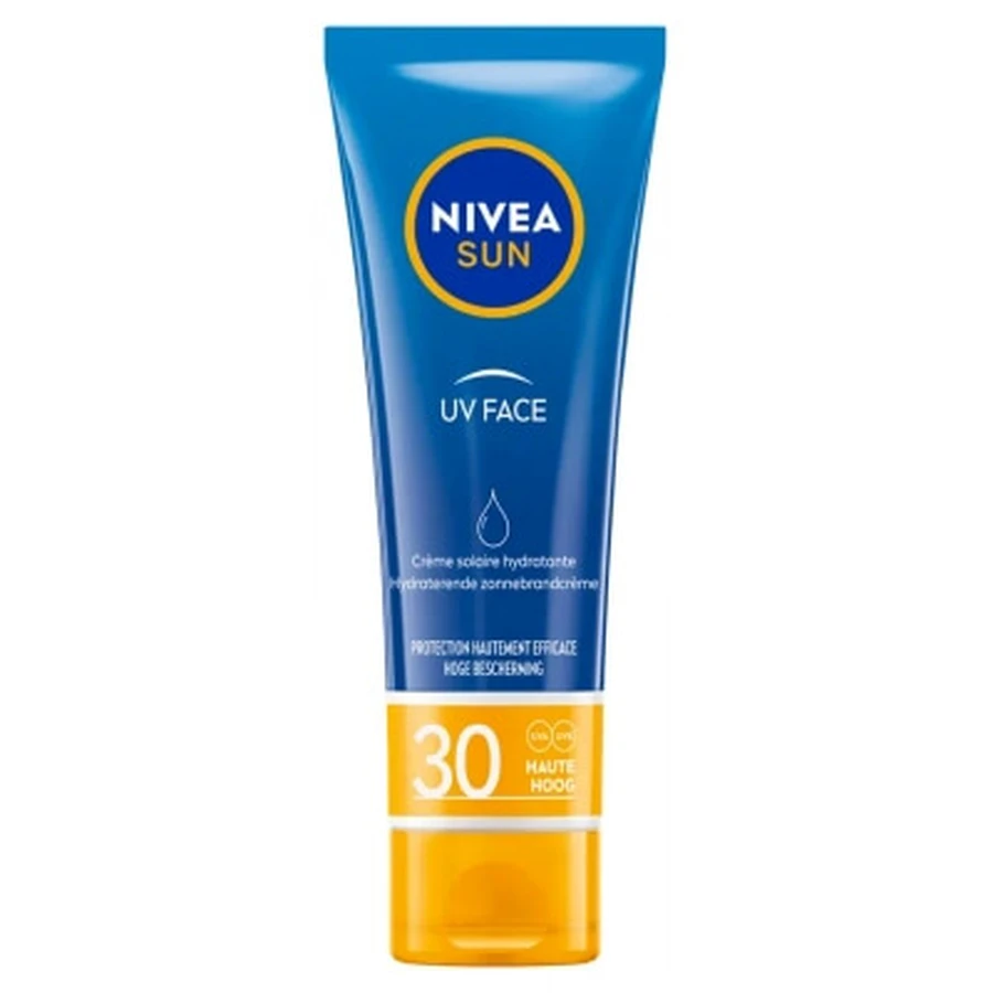 Nivea Sun UV Feuchtigkeitsspendende Sonnencreme für das Gesicht LSF 30, 50 ml