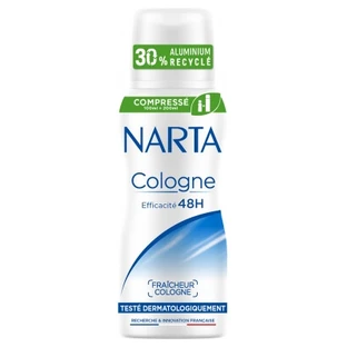 Narta 48-uurs deodorant-eau de cologne in compacte spray, 100 ml