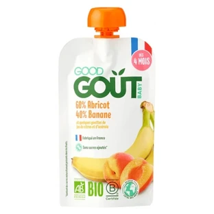 Good Goût Bio-Aprikose-Banane, für Babys ab 4 Monaten, 120 g